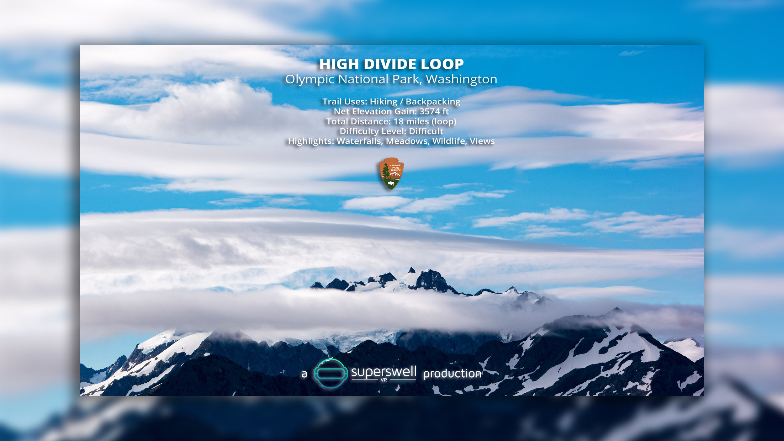 Backpacking Olympic National Park’s High Divide Loop in 360 Virtual Reality Video